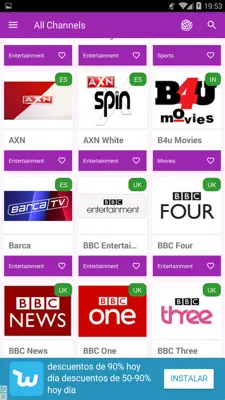 uktvnow android App screenshot 1